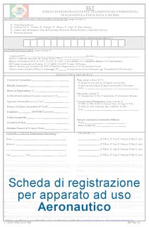 Scheda di registrazione ELT